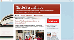 Desktop Screenshot of nicolebertin.blogspot.com
