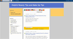 Desktop Screenshot of beauty-makeup-tips.blogspot.com
