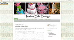 Desktop Screenshot of heatherscakecottage.blogspot.com