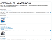 Tablet Screenshot of metodologiadelainvestigacionaplicada.blogspot.com