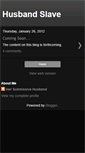 Mobile Screenshot of husbandslave.blogspot.com