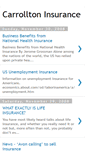 Mobile Screenshot of carrolltoninsurance.blogspot.com