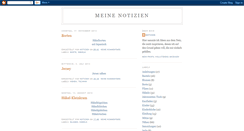 Desktop Screenshot of meine-notizien.blogspot.com