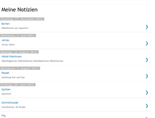 Tablet Screenshot of meine-notizien.blogspot.com