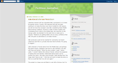 Desktop Screenshot of fictitiousjournalism.blogspot.com