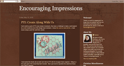 Desktop Screenshot of encouragingimpressions.blogspot.com