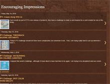 Tablet Screenshot of encouragingimpressions.blogspot.com