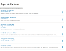 Tablet Screenshot of jogos-de-carinhas.blogspot.com