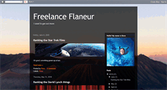 Desktop Screenshot of freelanceflaneur.blogspot.com