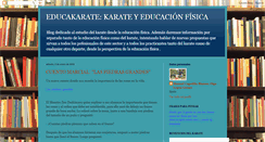 Desktop Screenshot of educakarate.blogspot.com