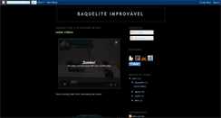 Desktop Screenshot of baqueliteimprovavel.blogspot.com