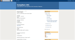 Desktop Screenshot of compilers101.blogspot.com