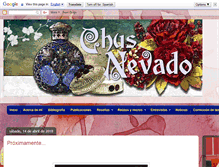 Tablet Screenshot of chusnevado.blogspot.com