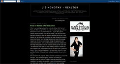 Desktop Screenshot of liznovotnyrealtor.blogspot.com