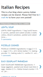 Mobile Screenshot of italian-recipes.blogspot.com