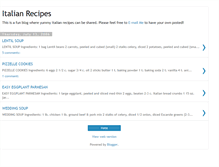 Tablet Screenshot of italian-recipes.blogspot.com