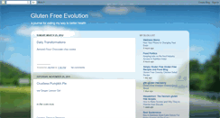 Desktop Screenshot of glutenevolution.blogspot.com