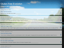 Tablet Screenshot of glutenevolution.blogspot.com