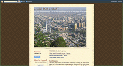Desktop Screenshot of chileforchrist.blogspot.com