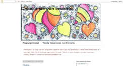 Desktop Screenshot of creacionesconencanto.blogspot.com