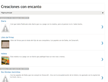 Tablet Screenshot of creacionesconencanto.blogspot.com