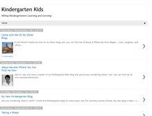 Tablet Screenshot of hilltopkindergartenkids.blogspot.com