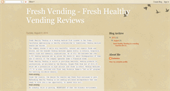 Desktop Screenshot of fresh-vending.blogspot.com