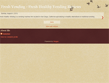 Tablet Screenshot of fresh-vending.blogspot.com