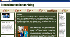Desktop Screenshot of dinasbreastcancerblog.blogspot.com