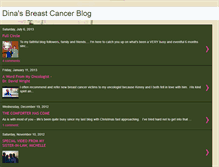 Tablet Screenshot of dinasbreastcancerblog.blogspot.com