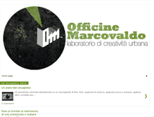 Tablet Screenshot of officinemarcovaldo.blogspot.com