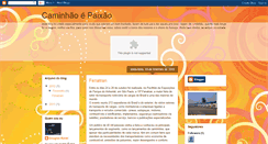 Desktop Screenshot of caminhaoepaixao.blogspot.com