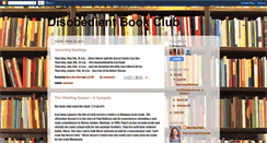 Desktop Screenshot of disobedientbookclub.blogspot.com