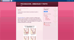 Desktop Screenshot of fecundacionembarazoyparto.blogspot.com