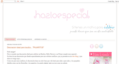 Desktop Screenshot of hazloespecial.blogspot.com