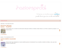 Tablet Screenshot of hazloespecial.blogspot.com