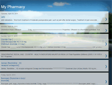 Tablet Screenshot of mypharmacyy.blogspot.com