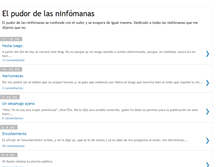 Tablet Screenshot of elpudordelasninfomanas.blogspot.com