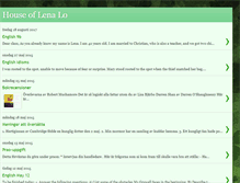 Tablet Screenshot of houseoflenalo.blogspot.com