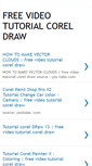 Mobile Screenshot of freevideotutorialcoreldraw.blogspot.com