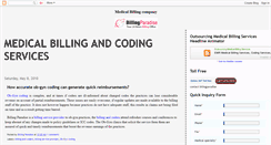 Desktop Screenshot of electronicmedicalbillingandcoding.blogspot.com