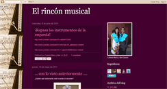 Desktop Screenshot of elrinconmusicaldecarmenmariayabel.blogspot.com