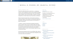 Desktop Screenshot of midiaepoderbymarcianunes.blogspot.com