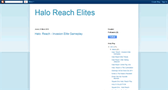 Desktop Screenshot of halo-reach-elites-game.blogspot.com