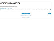 Tablet Screenshot of mestredoconsoles.blogspot.com