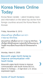 Mobile Screenshot of korean-news.blogspot.com