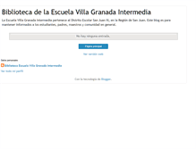 Tablet Screenshot of libraryvillagranadaintermedia.blogspot.com