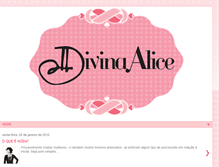 Tablet Screenshot of divinaalice.blogspot.com