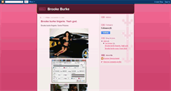 Desktop Screenshot of brookeburkeblogsvtc.blogspot.com
