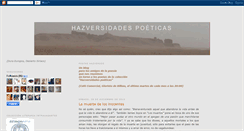 Desktop Screenshot of hazversidadespoeticas.blogspot.com